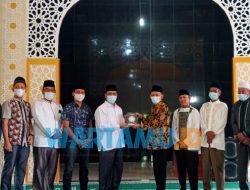 Berkat Para Donatur,Pembangunan Masjid Attaqwa Pasar Banjit Diperkirakan Rampung Dalam Target Setahun