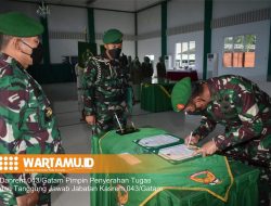 Danrem 043/Gatam Pimpin Penyerahan Tugas dan Tanggung Jawab Jabatan Kasrem 043/Gatam