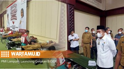 PMI Lampung Launching Gerakan SIGER
