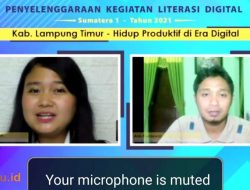 Webinar Literasi Digital : HIDUP PRODUKTIF DI ERA DIGITAL