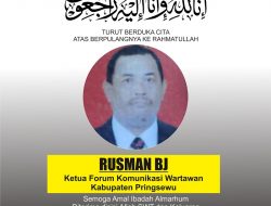 Ketua FKWKP Rusman BJ Meninggal Dunia