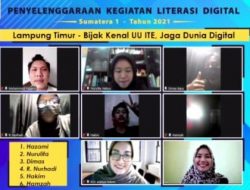 Webinar Literasi : Bijak Kenal UU ITE, Jaga Dunia Digital