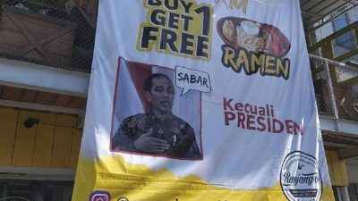 Baliho Promo Warung Ramen di Garut ini Viral Usai Jadi Perbincangan di Medsos