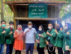 Rektor UIN Raden Intan Lampung Tinjau Langsung Peresmian Lamban Juang Literasi yang digagas oleh Mahasiswa KKN