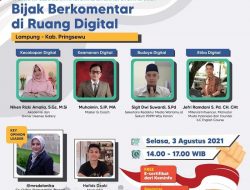 Agar Bijak Bermedia Sosial, Kominfo RI Adakan Webinar diKabupaten Prengsewu