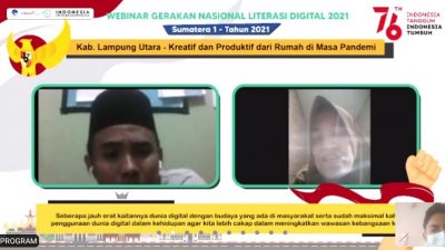 Webinar Kominfo RI : Tetap Produktif Ditengah Pandemi