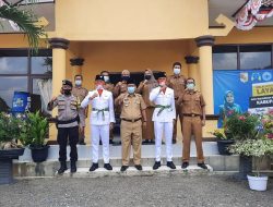 Camat  Sambut Paskibra asal Way Kenanga
