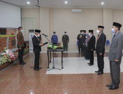 Bupati Pringsewu Lantik 5 Pejabat Pimpinan Tinggi Pratama