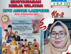 Musyawarah Kerja Wilayah II DPW AGPAII Provinsi Lampung : Moderasi Beragama dalam Pembelajaran Pendidikan Agama Islam