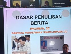 Pelatihan Jurnalistik : Gerakan Menulis Moderasi Beragama di Sekolah
