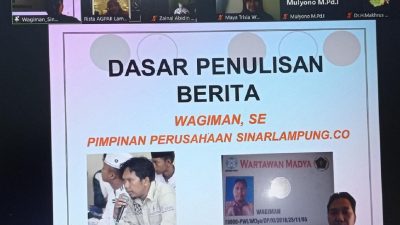 Pelatihan Jurnalistik : Gerakan Menulis Moderasi Beragama di Sekolah