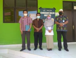 Persiapan PTMT, Kepala Seksi Pendidikan Islam Kemenag Pringsewu Kunjungi Madrasah