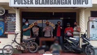 Curas di Way Kanan, Polsek Blambangan Umpu Berhasil Amankan Pelaku Curi Motor