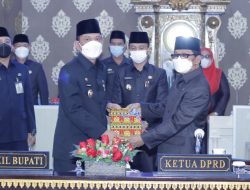 Wabub Ali Rahman Hadiri Sidang Pengesahan RAPERDA Perubahan APBD 2021