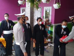 Peringati Sumpah Pemuda, Satlantas Polres Way Kanan Bagikan Paket Sembako