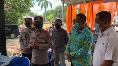 Wakapolda Lampung Kunjungi Way Kanan, Pastikan Vaksinasi Aman dan Lancar