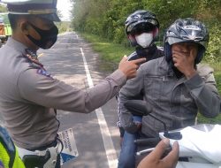 Operasi Patuh Krakatau 2021 : Polisi Himbau Pengendara Tertib Berlalulintas & Taat Prokes