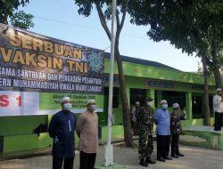 Pasi-Op 1 Kodim 0203, Alumni Ponpes Kuala Madu Pimpinan Vaksinasi 1000 Santri