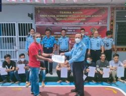 Lapas Kelas II B Muaradua Berikan Asimilasi Kepada 11 Warga Binaan