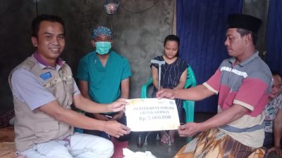 Penggalangan Dana Sudah Disampaikan Kepada Yang Berhak