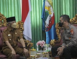 Belum Sepekan Dilantik, Kapolres Pringsewu Sambangi Bupati
