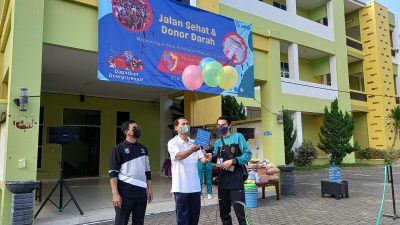 HKN 2021 Fakultas Kesehatan UMPRI Gelar Jalan Sehat dan Donor Darah
