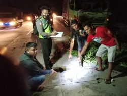 Sedang Perbaiki Mobil di Jalan Tol Lematang, Dua Warga Tewas Ditabrak Truk