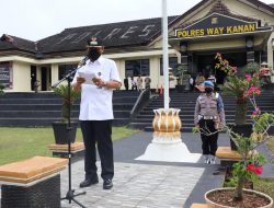 Polres Way Kanan Gelar Operasi Lilin Krakatau 2021