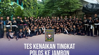 65 Siswa PSHT Ranting Metro Barat Ikuti Tes Polos Ke Jambon