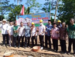 Semangat NeNeMo Warnai Peletakan Batu Pertama SD Aisiyah Lambu Kibang (SD ALKI)