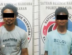 Dua Pelaku Diduga Penyalahgunaan Narkotika Ditangkap Polres Way Kanan
