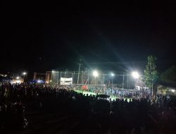 Ribuan Lebih Pasang Mata Saksikan Laga Semi Final Bola Volly Manunggal Rasa Cup 2021