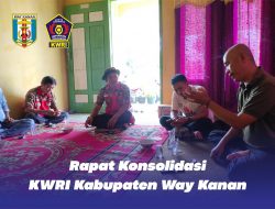 Jelang Pelantikan, KWRI Kabupaten Way Kanan Lakukan Konsolidasi