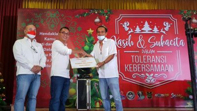 Rajut Tali Kasih, Kornas Ganjarist dan Imago Dei Gelar “Natal Bersama” dan Beri Bantuan untuk Anak Jalanan Jakarta