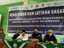 MDMC Sumsel Gembleng 54 Relawan Muhammadiyah Kota Palembang