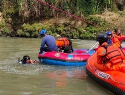 Pemuda Hanyut Disungai Ciapus Bogor, Tim Sar Gabungan Temukan Korban Tidak Bernyawa