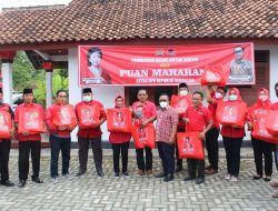 Bantuan 10 Ton Beras dari Puan Maharani Ketua DPR RI diterima DPC PDI Perjuangan Kabupeten Pesawaran dan Pringsewu