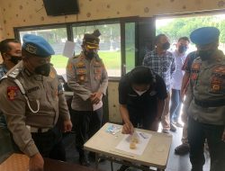 Tes Urin Dadakan Personil Polres Way Kanan, Ini Hasilnya