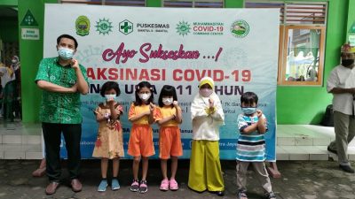 Upaya Perangi Covid19, TK ABA dan MCCC Selenggarakan Vaksin Anak
