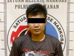 Diduga Edarkan Ganja , Seorang Pemuda di Gunung Labuhan Diringkus Polisi