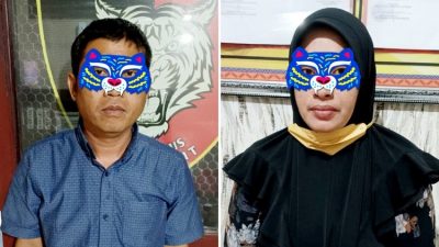Sempat Ingin Diarak Warga, Kades Genjot Istri Sekdes Diamankan Polisi