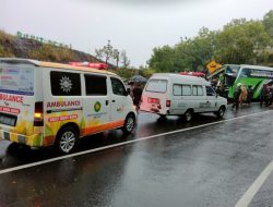 16 Korban Kecelakaan Bus Pariwisata di Jalan Imogiri Bantul Dirawat di RS PKU Muhammadiyah Bantul