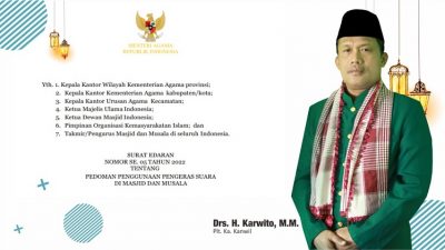 Maraknya Pemberitaan dan Video Viral Pernyataan Menag, Berikut Penjelasan SE Kemenag Tahun 2022