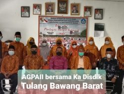 Milad ke 15 AGPAII, Bupati Tubaba Beri Dukungan