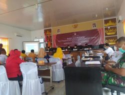 KPU Way Kanan Lakukan Rakor PDPB Triwulan 1 Tahun 2022