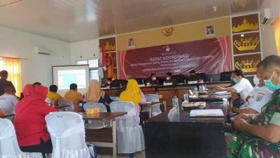 KPU Way Kanan Lakukan Rakor PDPB Triwulan 1 Tahun 2022