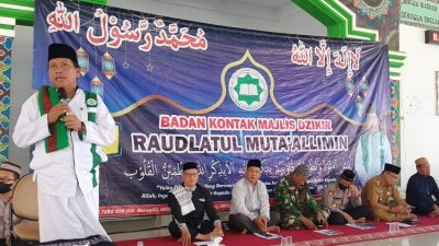 Pondok Pesantren Raudlatul Muta’allimin Way Kanan Gelar Dzikir Bersama