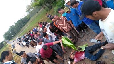 Geger Penemuan Mayat Diduga Korban Begal Di Way Kanan
