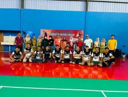 BPRS Metro Madani Jamu Tim Badminton BPRS Way Kanan