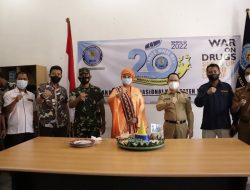 Peringatan Virtual HUT BNN RI Ke-20 Digelar di Kantor Badan Narkotika Kabupaten Way Kanan